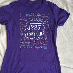 Purple Math Graphic Kids T-Shirt Small. Birthday 16